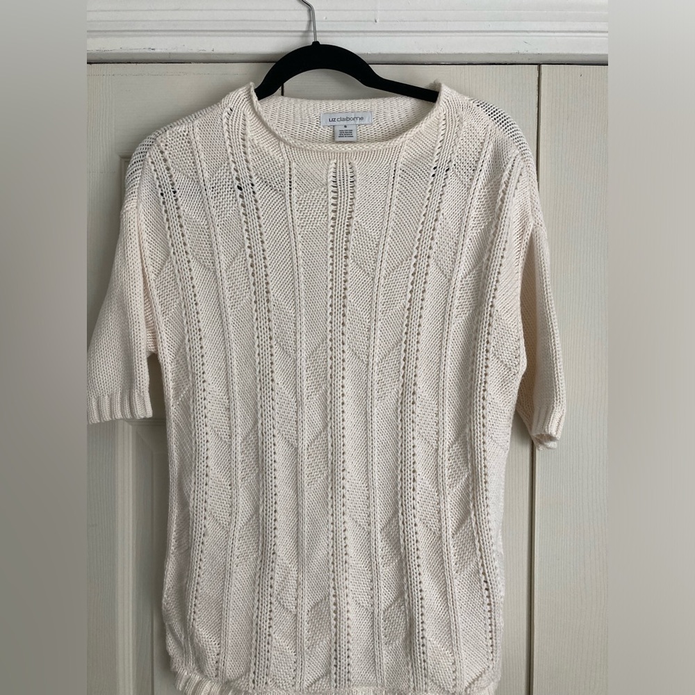 Ivory knit top